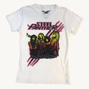[NEW] STEEL PANTHER Multicolored Logo Tee